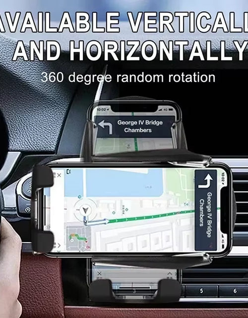 Load image into Gallery viewer, AutoGrip Wireless Car Charger – Infrared Sensor Mount & Fast Charging Stand for iPhone & Samsung
