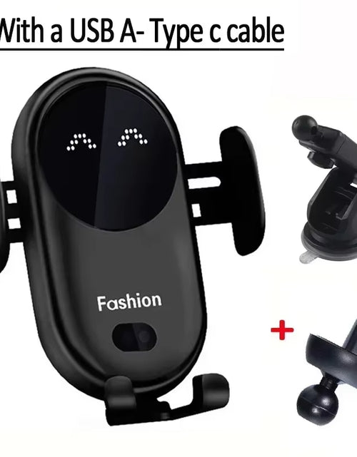 Load image into Gallery viewer, AutoGrip Wireless Car Charger – Infrared Sensor Mount & Fast Charging Stand for iPhone & Samsung