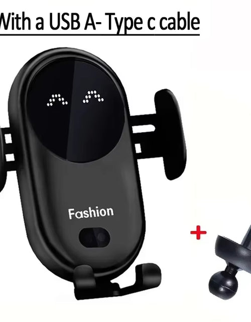 Load image into Gallery viewer, AutoGrip Wireless Car Charger – Infrared Sensor Mount & Fast Charging Stand for iPhone & Samsung