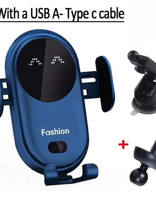Load image into Gallery viewer, AutoGrip Wireless Car Charger – Infrared Sensor Mount & Fast Charging Stand for iPhone & Samsung